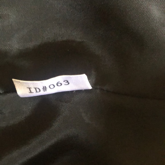 AT Denim Jacket —Black with Silver Tulips - Picture 14 of 14